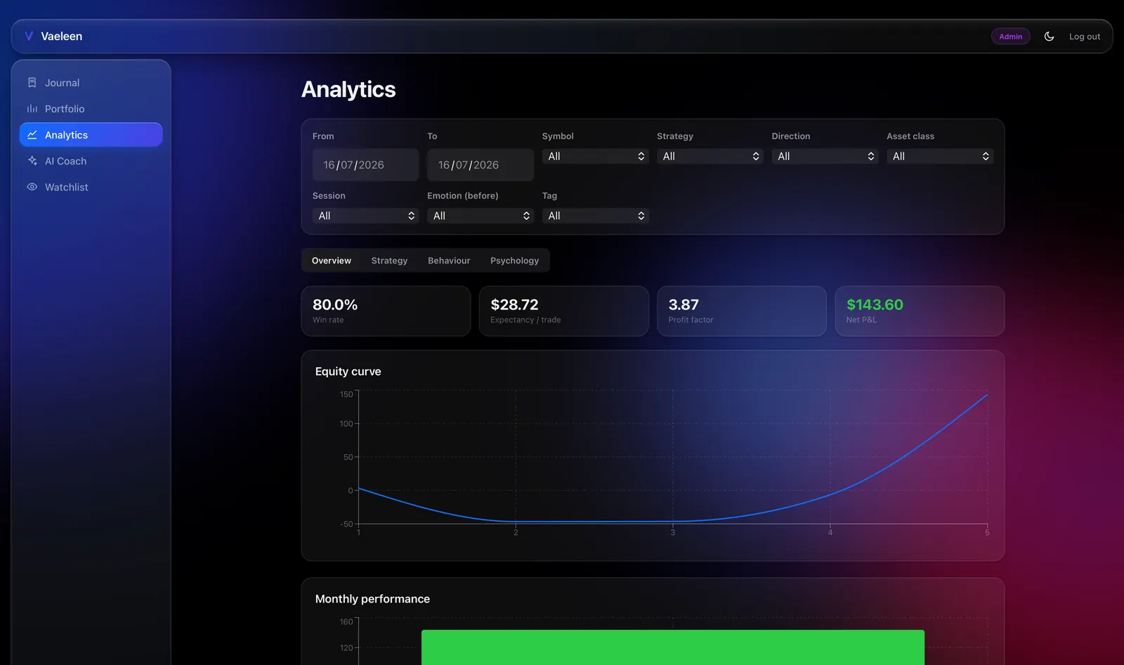 Vaeleen Copilot app, screenshot 3
